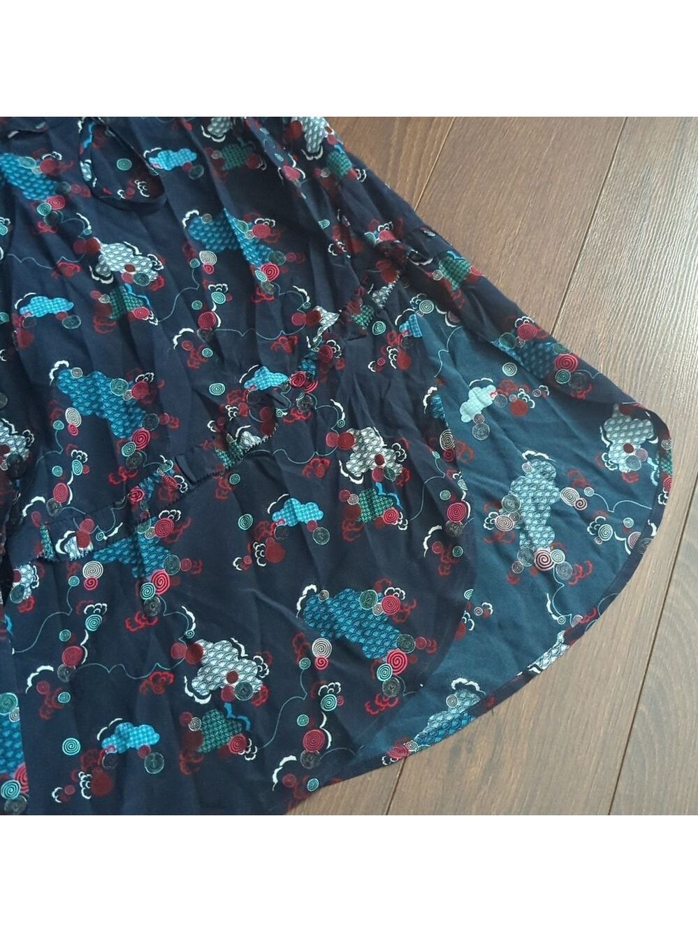 Cefinn Midi Length Silk Dress - Picture 9 of 15